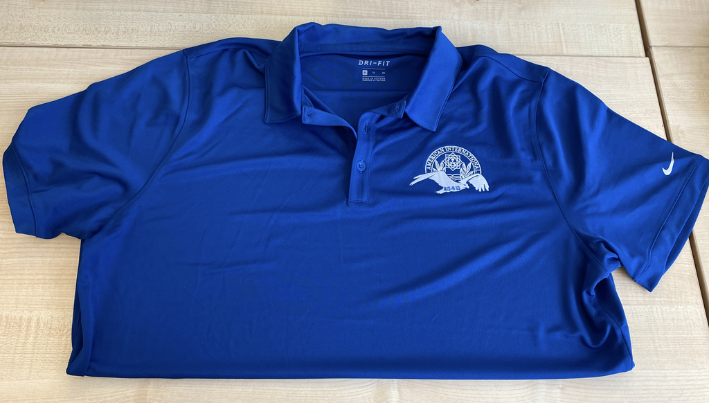 AIS-R Nike Dri-Fit Polo  (Blue)